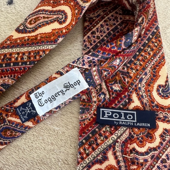 Polo Ralph Lauren Other - Vintage 1970's Polo Ralph Lauren Wool Paisley Tie